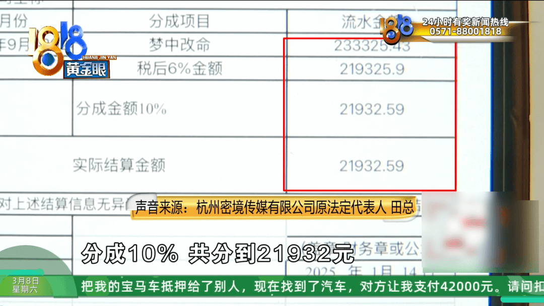 杭州男子投资10万拍短剧，剧播了，他却惊呼“被骗了”