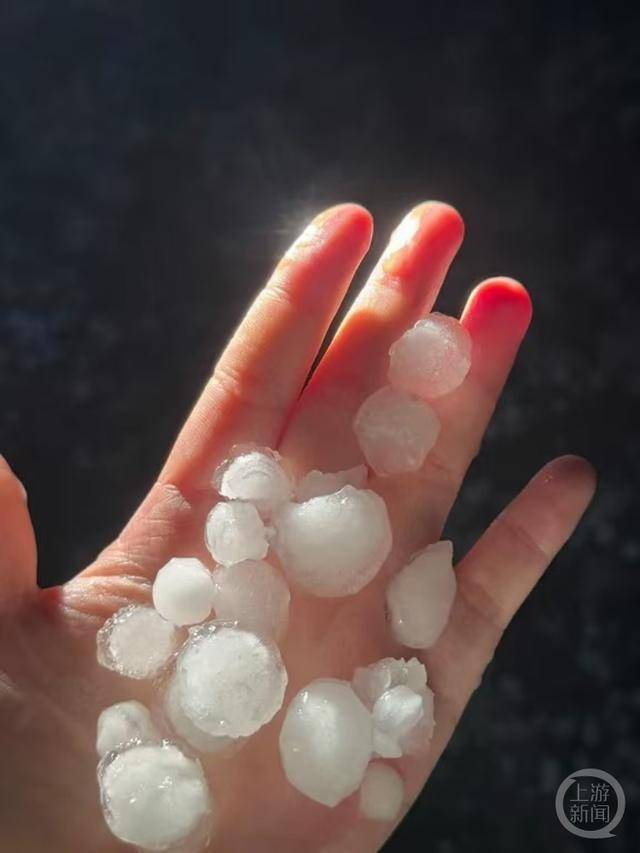 重庆酉阳下冰雹最大的有龙眼大小?县气象局:春季是强对流天气高发期