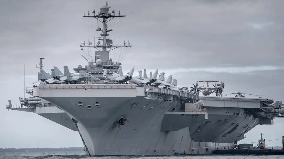 突发！美航母一战机坠海