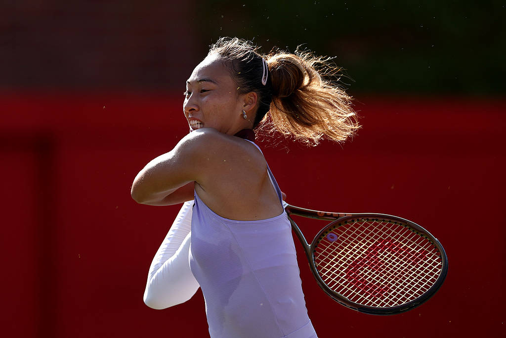 伦敦赛:郑钦文1-2不敌阿尼西莫娃 无缘决赛仍创草地最佳