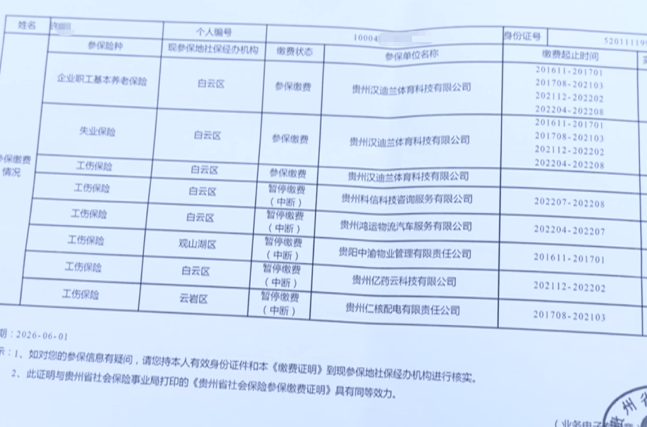 月月扣社保、公司却零缴费!贵阳一女子四万余元生育津贴无法领取,产后返岗还遭“冷暴力”,维权发现企业法人已变更
